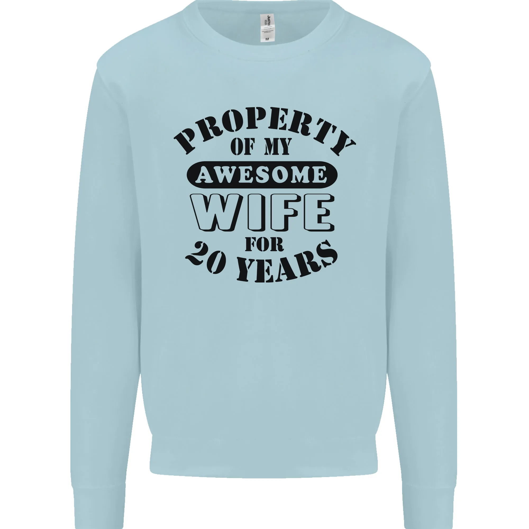 20th Wedding Anniversary 20 Year Funny Wife Mens Sweatshirt Jumper