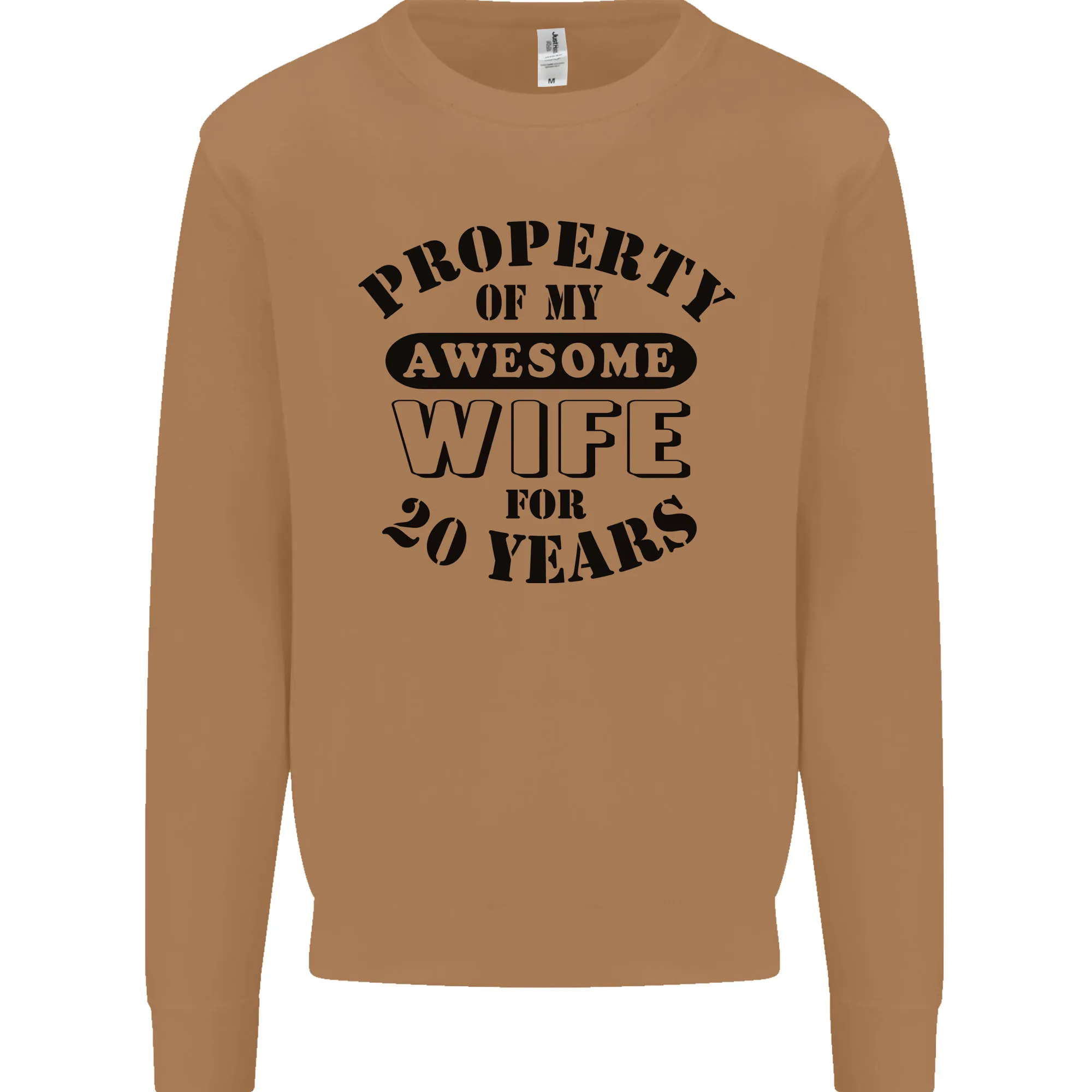 20th Wedding Anniversary 20 Year Funny Wife Mens Sweatshirt Jumper