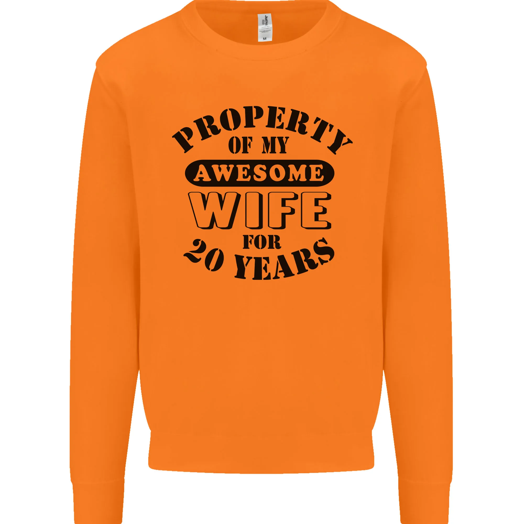 20th Wedding Anniversary 20 Year Funny Wife Mens Sweatshirt Jumper