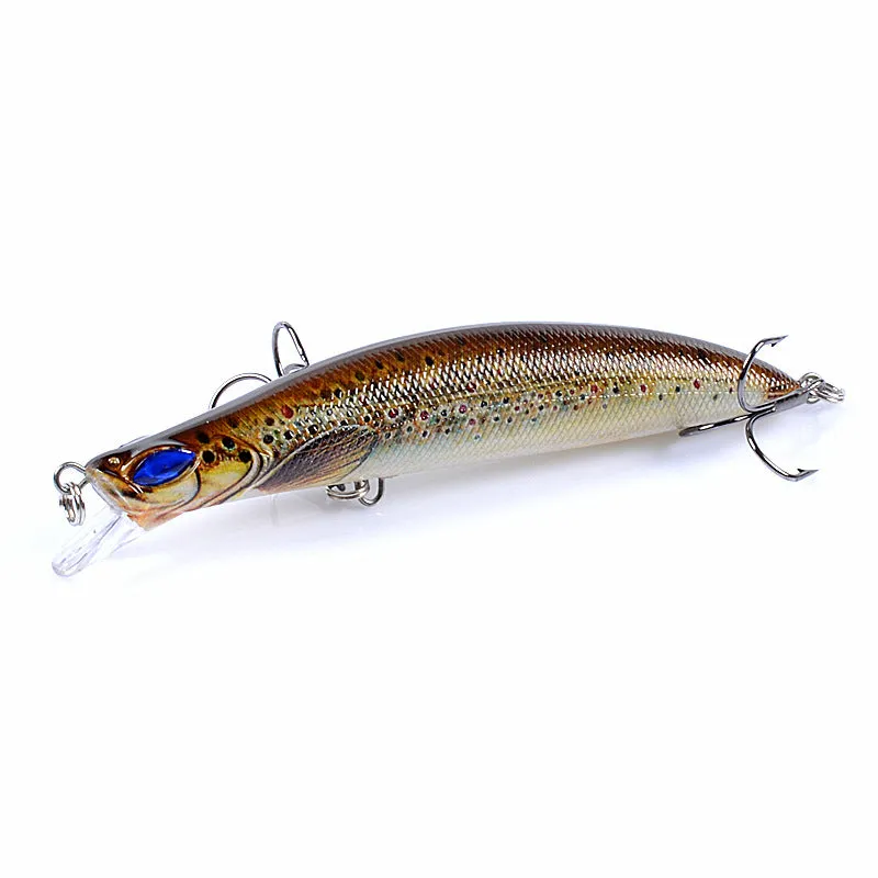 5X 12.3cm Topwater ABS Hard Fishing Lures for Fresh/Saltwater