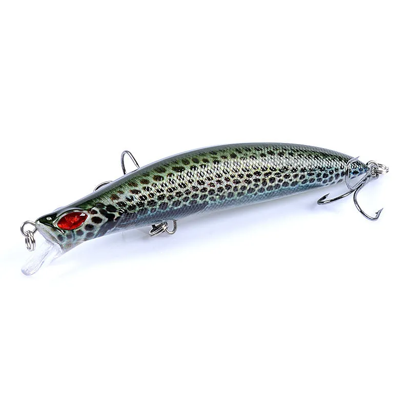 5X 12.3cm Topwater ABS Hard Fishing Lures for Fresh/Saltwater