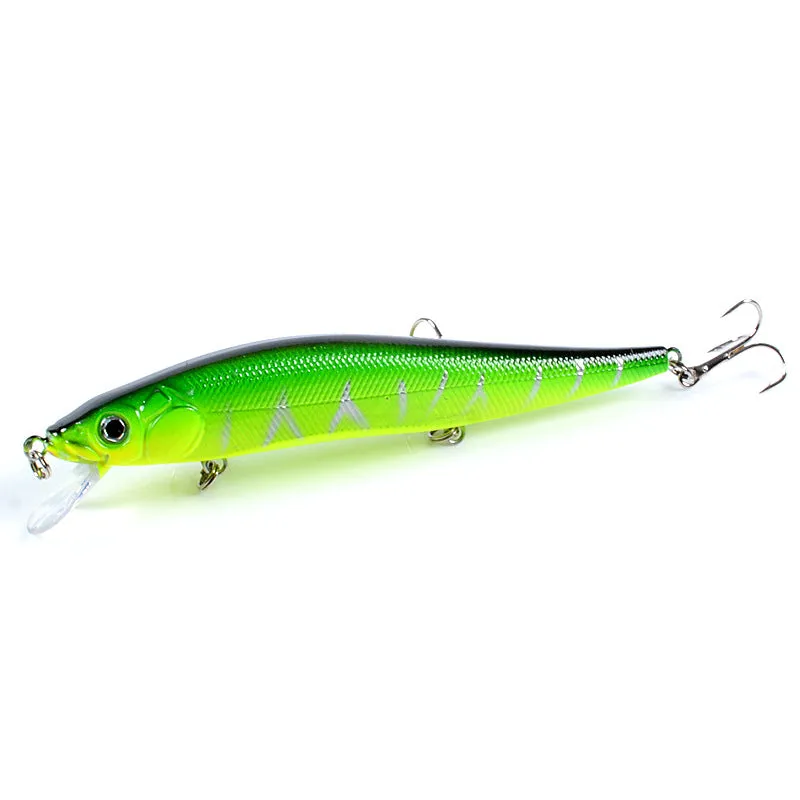 5x Colorful Popper Minnow 14cm Fishing Lures, Sharp Hooks