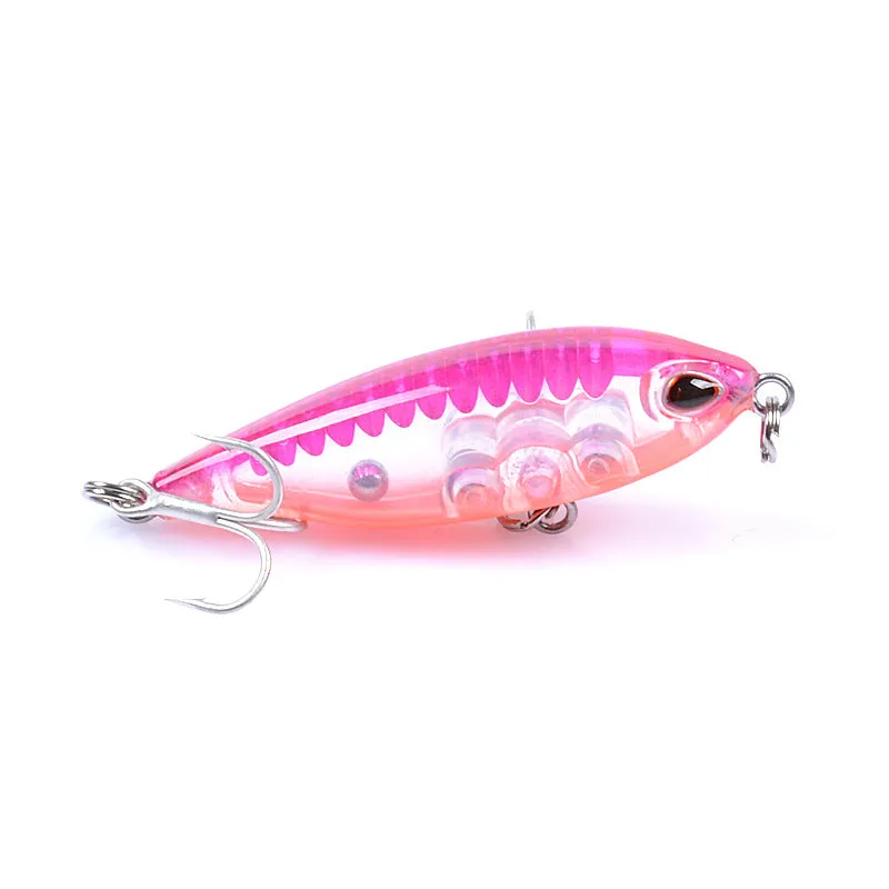 8x 4.8cm Floating Fishing Lures, Bright Colors, Fresh/Saltwater