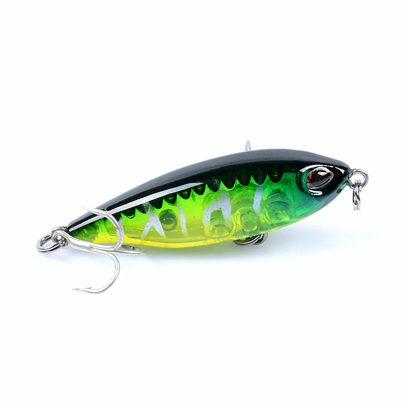 8x 4.8cm Floating Fishing Lures, Bright Colors, Fresh/Saltwater