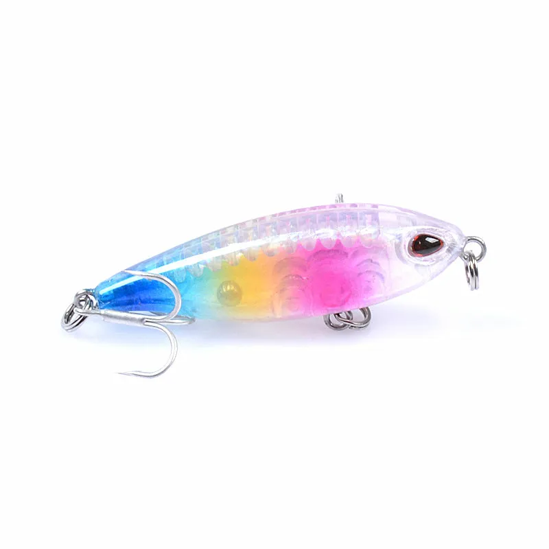 8x 4.8cm Floating Fishing Lures, Bright Colors, Fresh/Saltwater