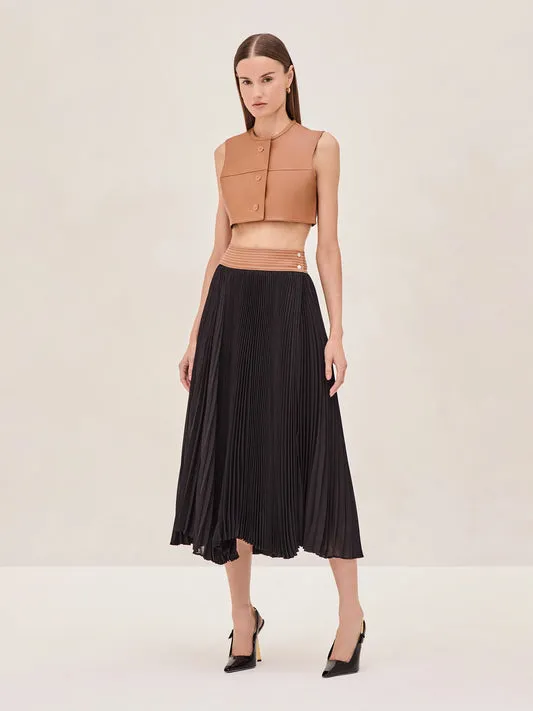 Alexis Tansia Skirt Saddle Black