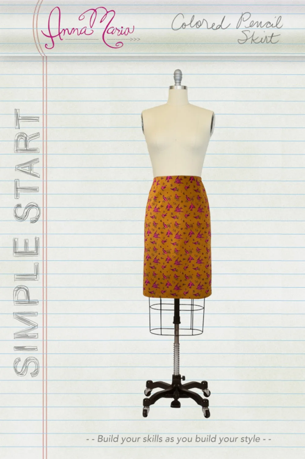 Anna Maria Simple Start: Colored Pencil Skirt