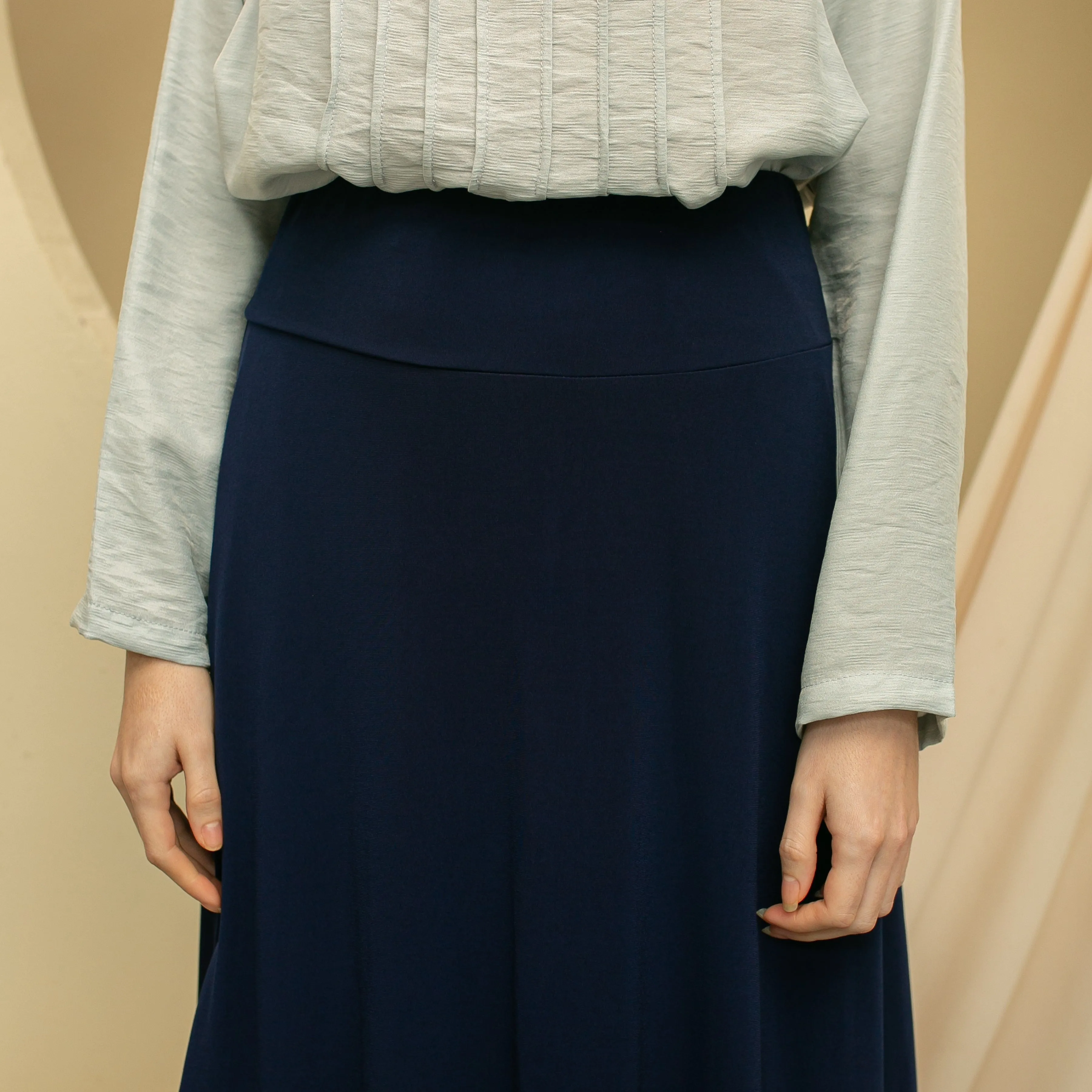 Anza A-Line Skirt - Navy