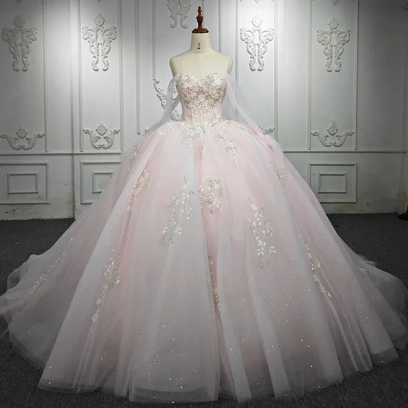 Ball Gown Pink Quinceañera Dresses