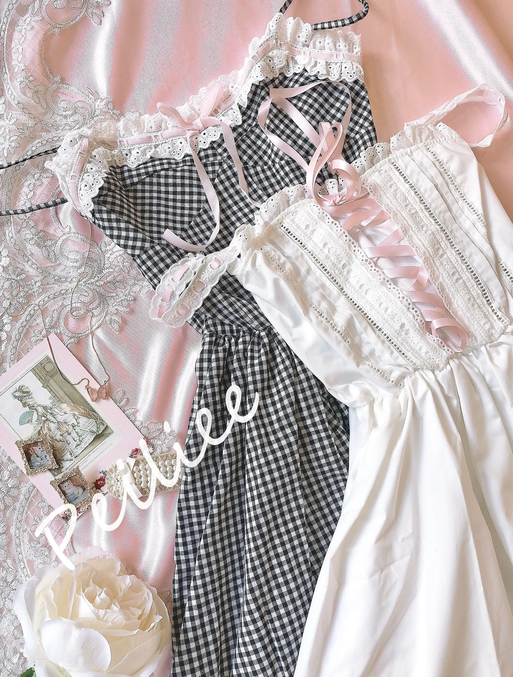 Ballet Dream Babydoll Ballerina gingham dress