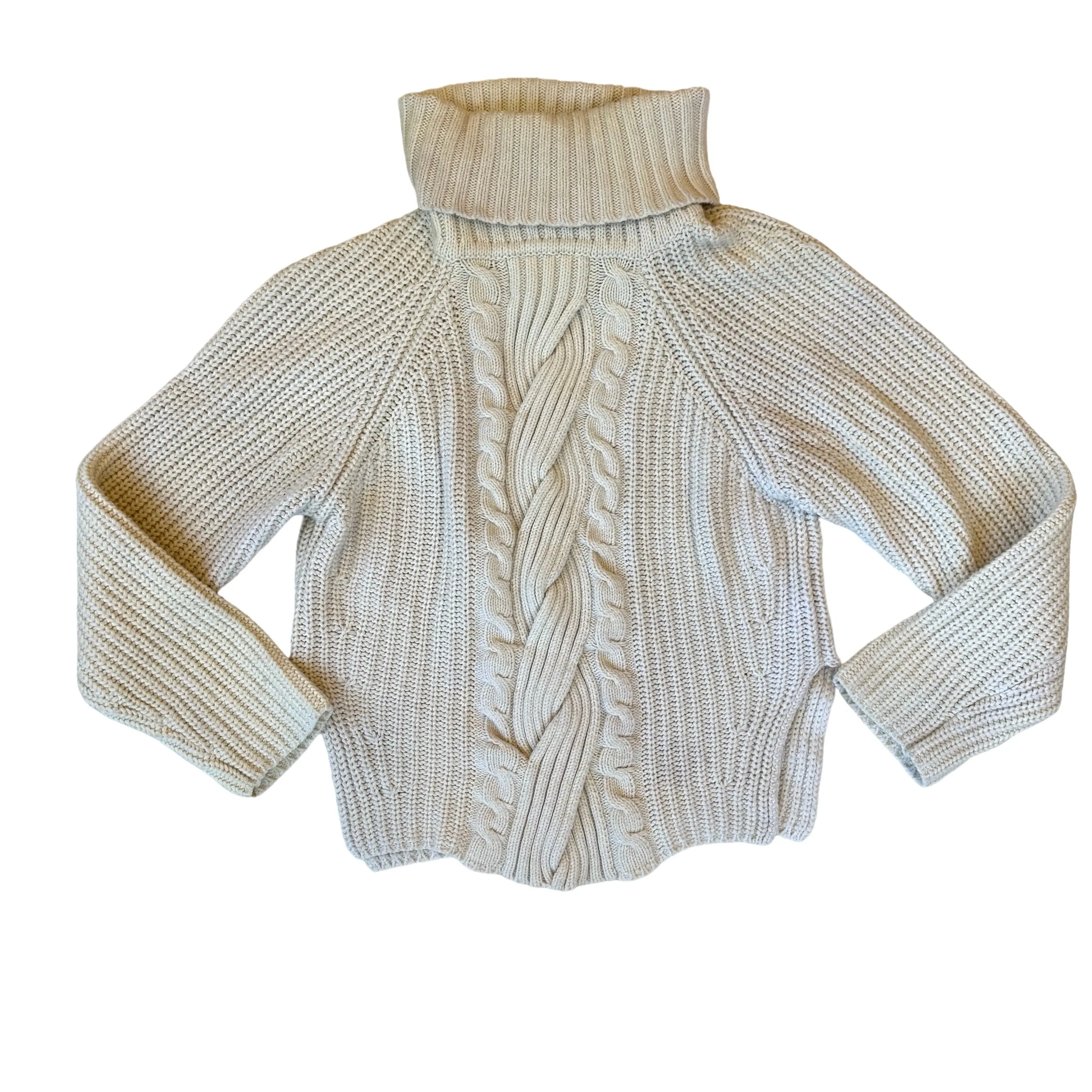 Beige Knits Sweater - S