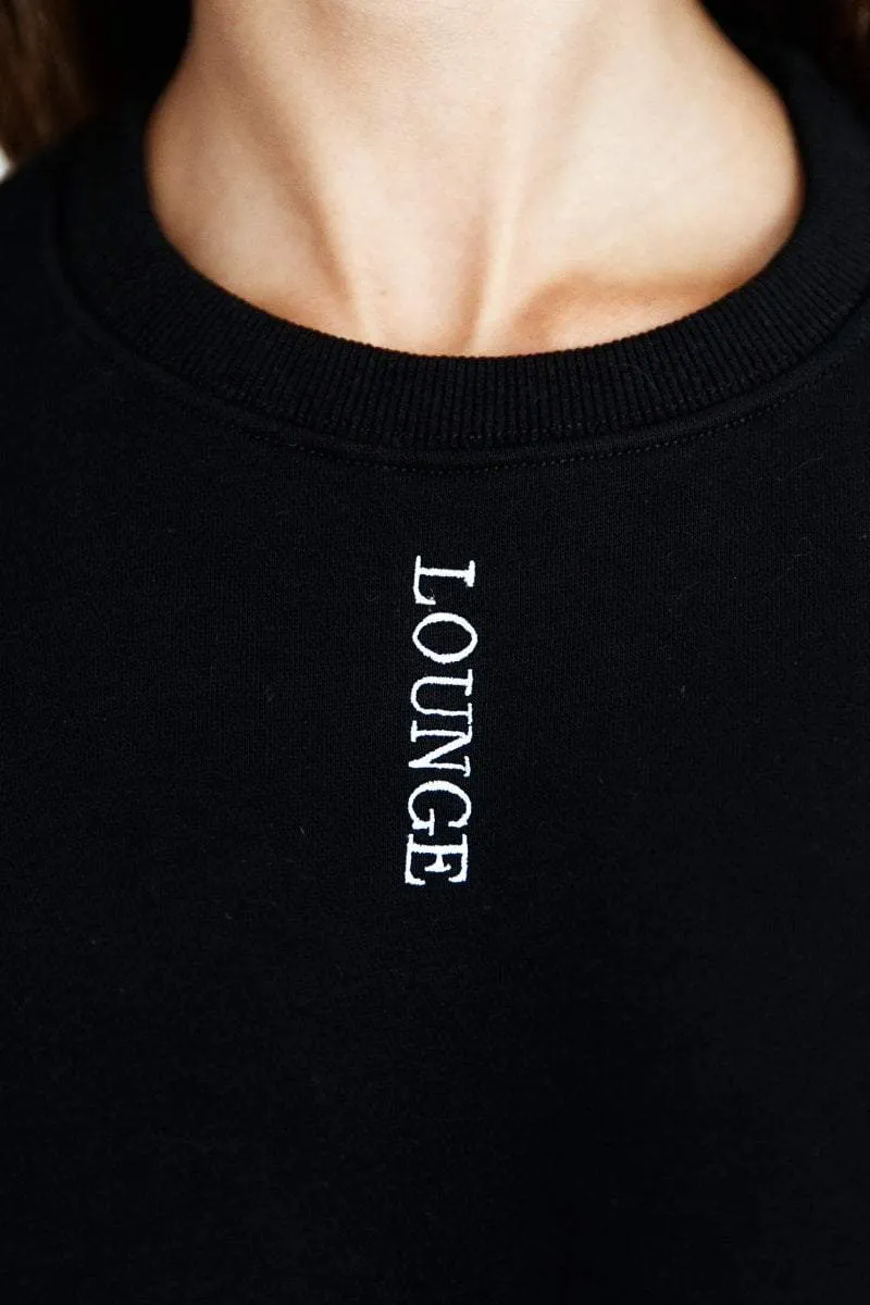 Black Crew Neck Jumper