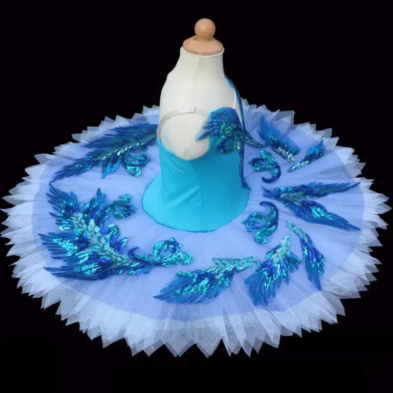 Blue Bird Professional Ballet Tutu Ballerina Dress Dance Costume