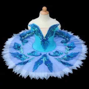 Blue Bird Professional Ballet Tutu Ballerina Dress Dance Costume