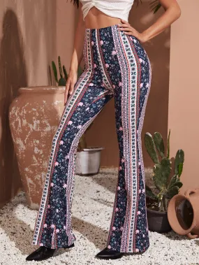 Boho Tribal High Waist Long Women Pants