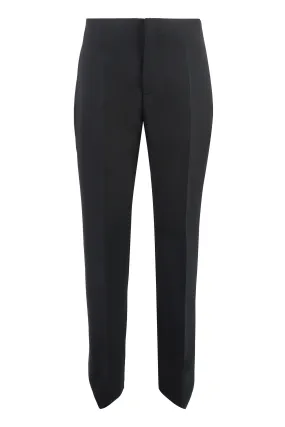 BOTTEGA VENETA Black Wool Pants for Women - FW23 Collection