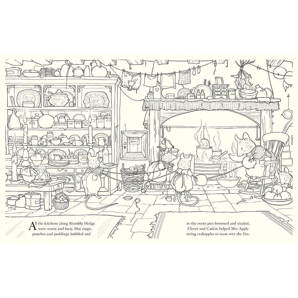 Brambly Hedge: Festive Colouring Book