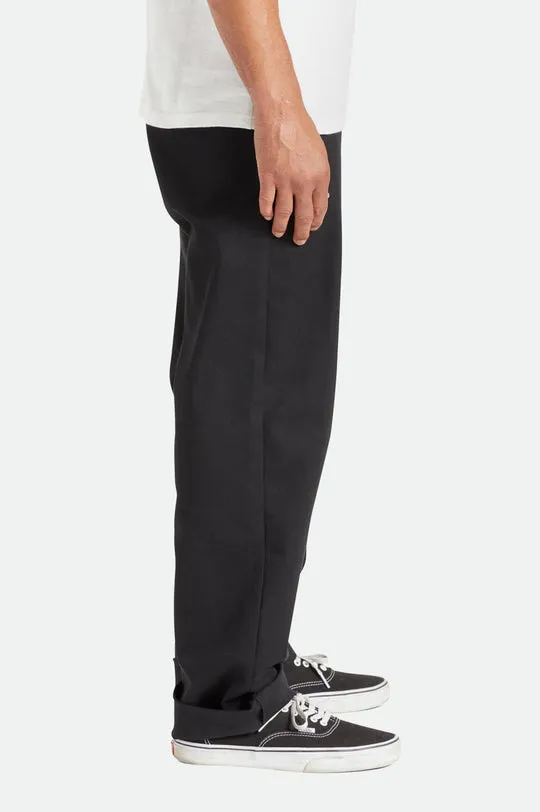 BRIXTON CHOICE CHINO RELAXED PANT BLACK