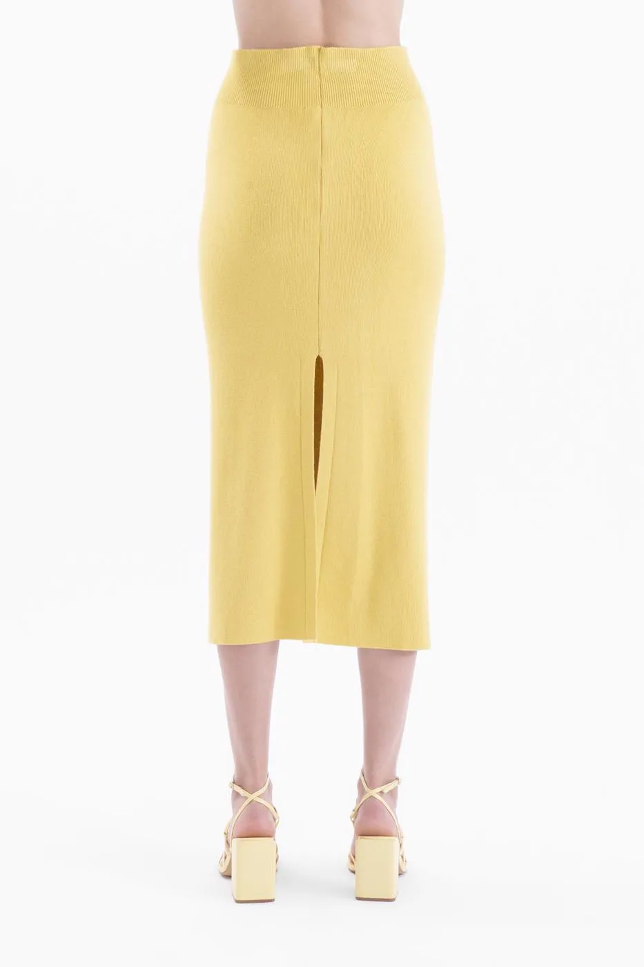 BSL Women Mono slit knitted pencil skirt - Iguala de la Independencia