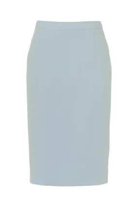 Busy Clothing Womens Light Blue Pencil Skirt