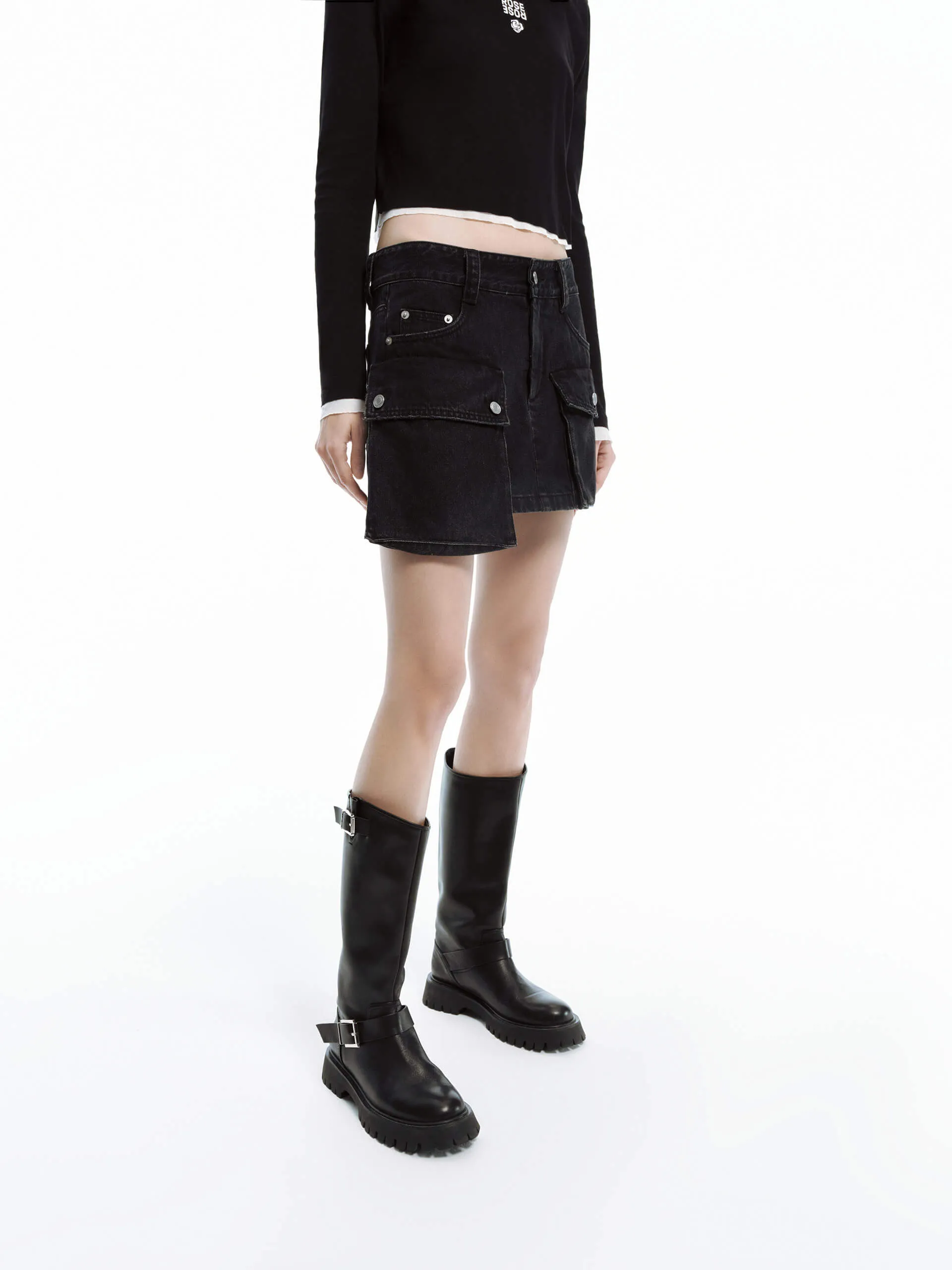 Cargo Pocket Mini Skirt