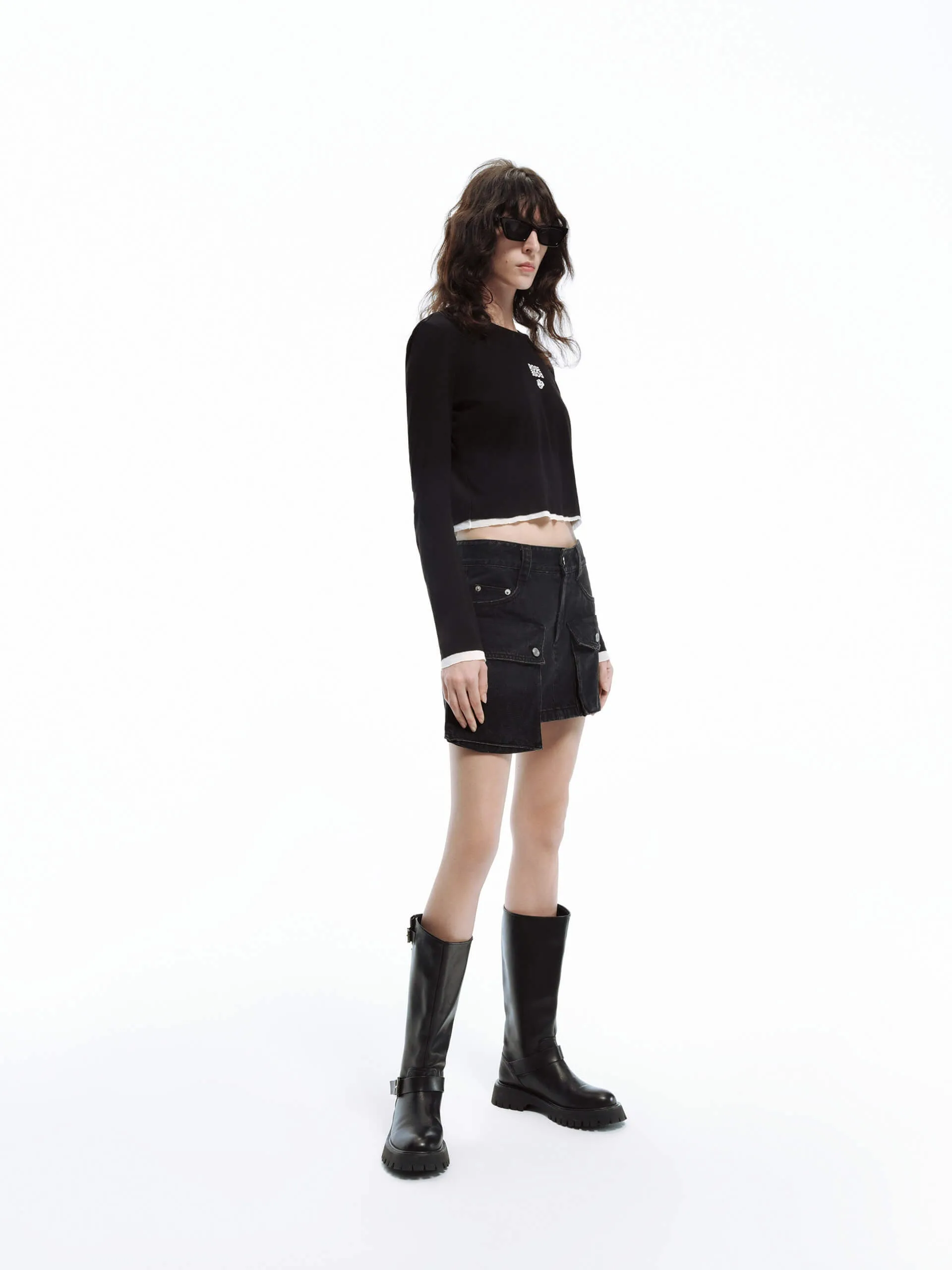 Cargo Pocket Mini Skirt