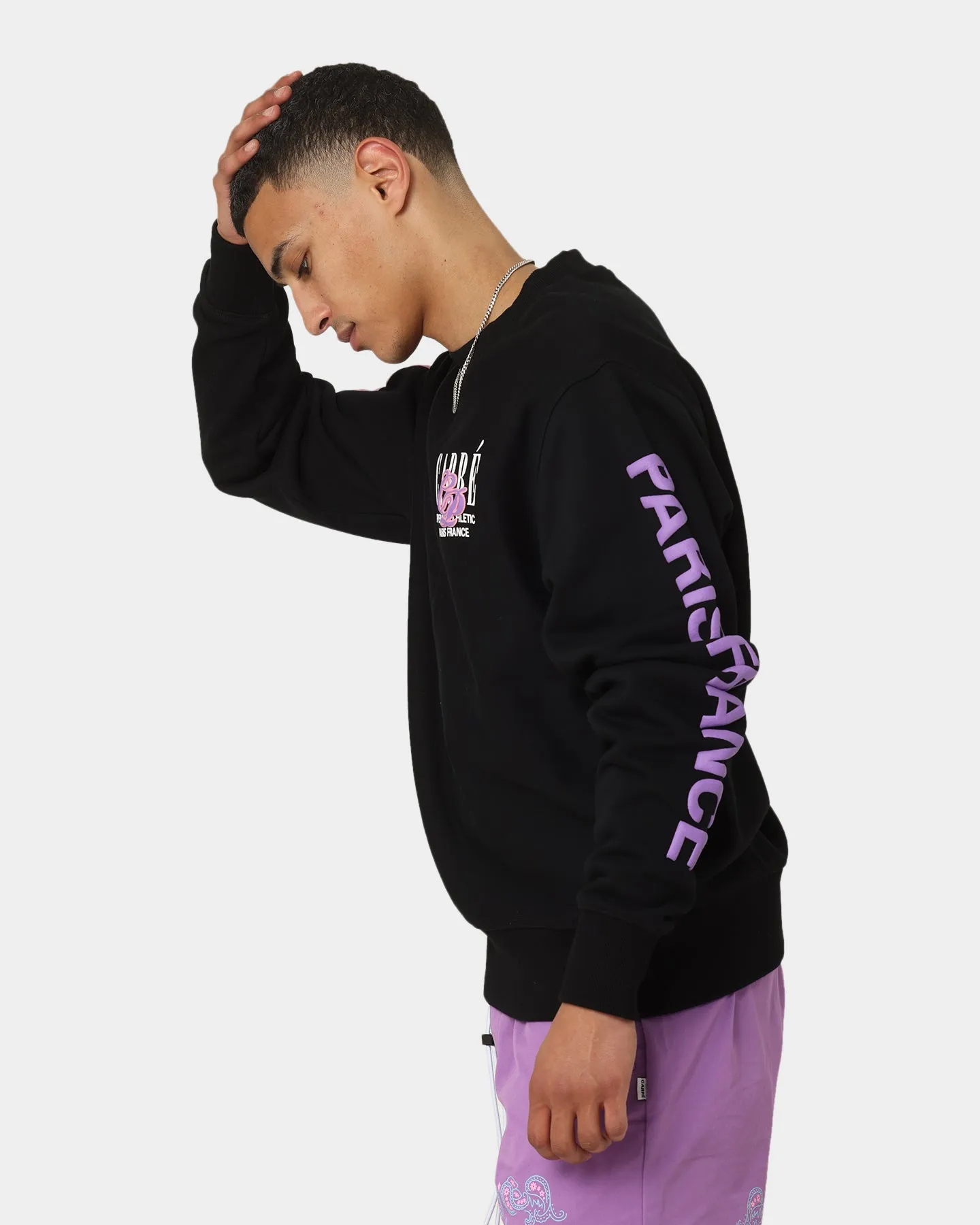 Carré Top Team Crewneck Black