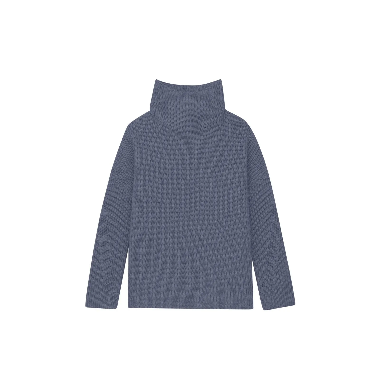 Cashmino Oversized Ribbed Turtleneck