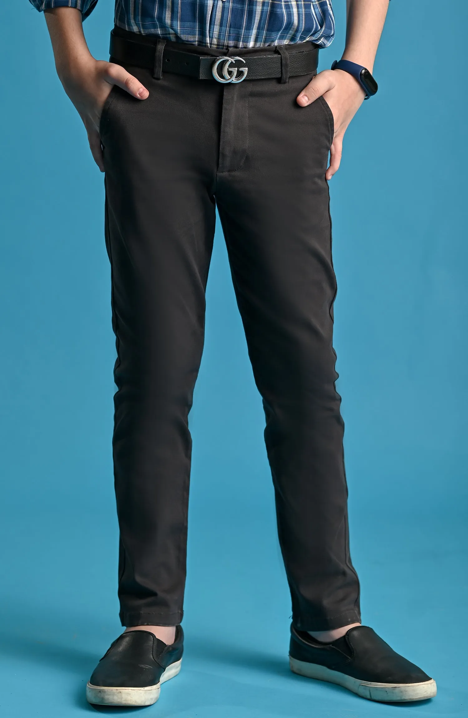 Charcoal Chino