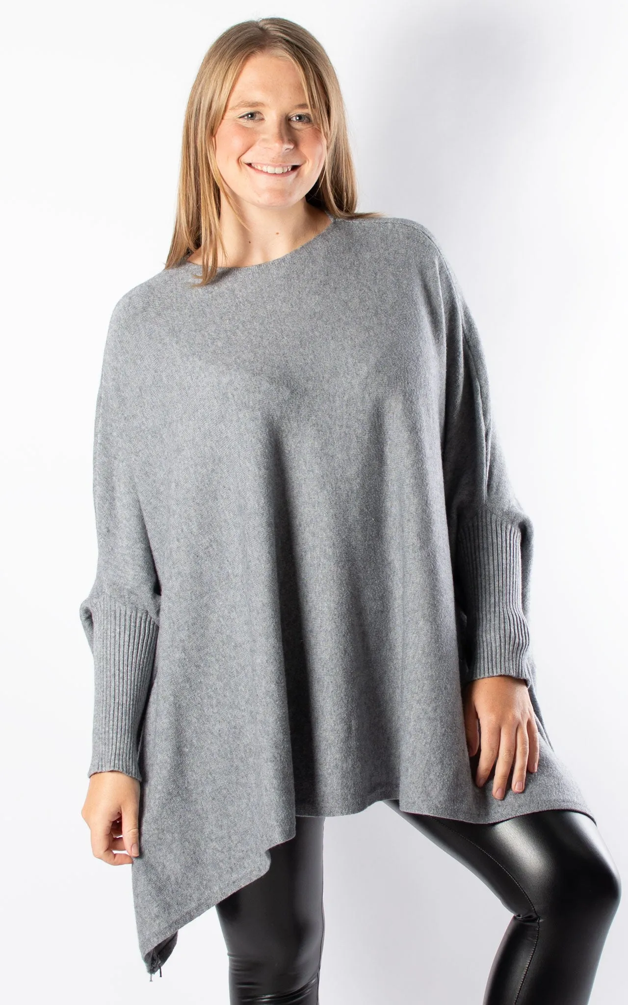 Charlotte Round Neck | Grey