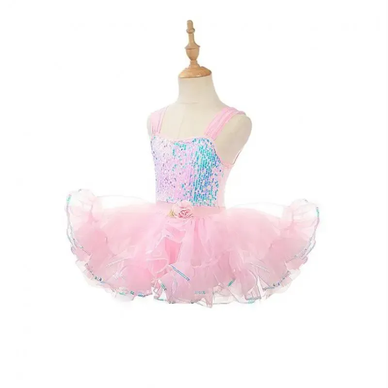 Children Ballet Dress Girls Sequined Princess Tutu Costume