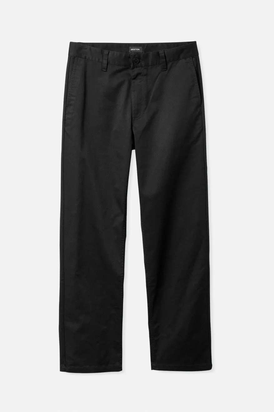 Choice Chino Relaxed Pant - Black