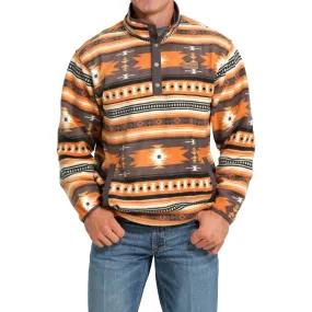 Cinch Men Aztec Print Polar Fleece Pullover