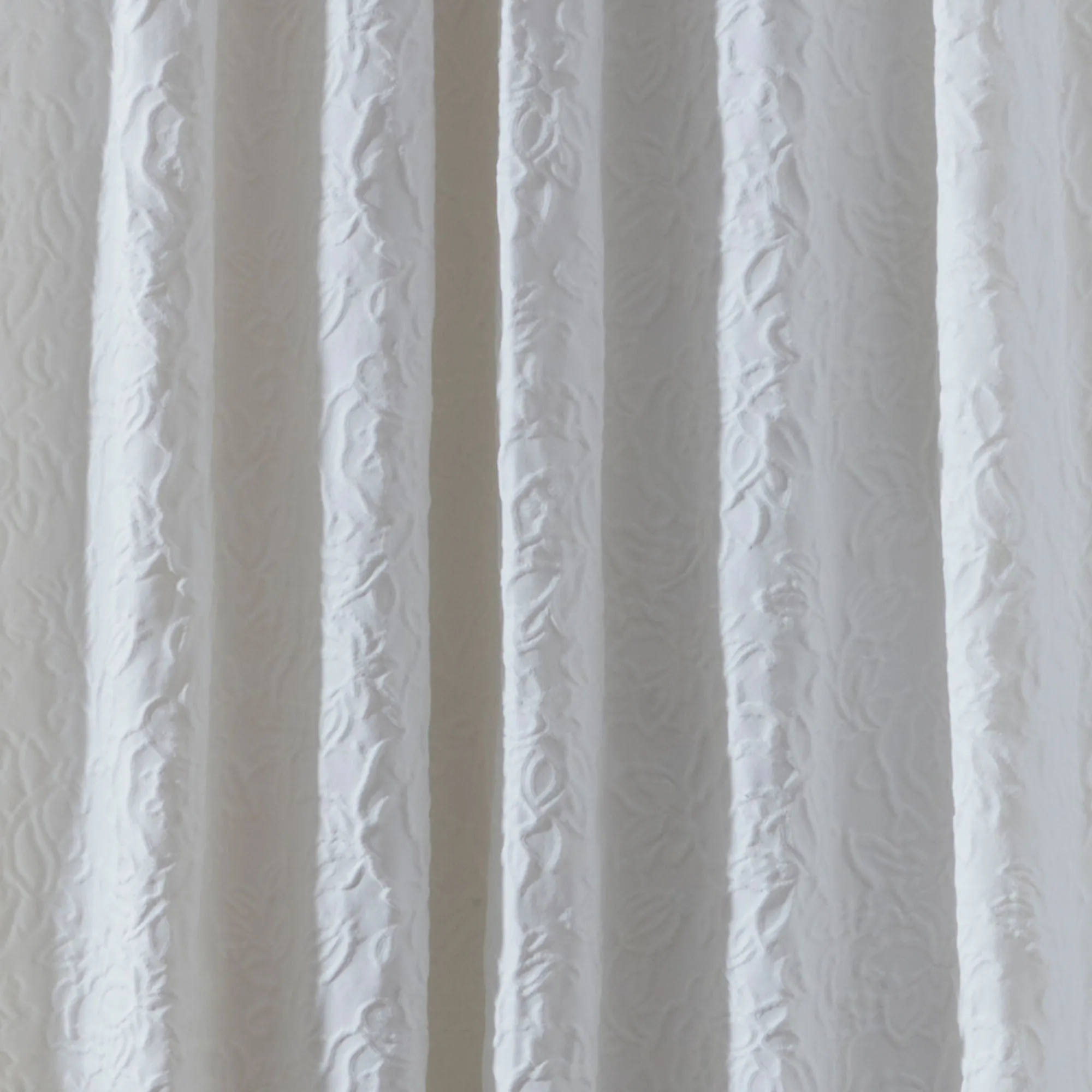 Collier Pair of Pencil Pleat Curtains With Tie-Backs by Appletree Heritage in White