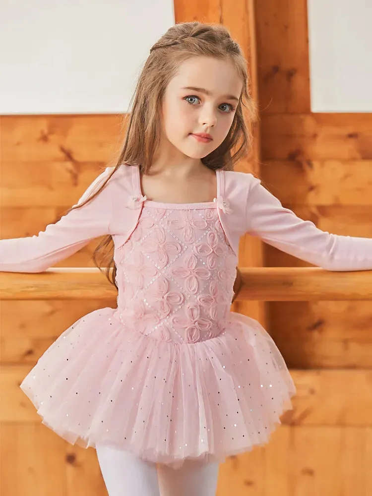 Cute Girls Princess Dress Gymnastics Ballet Tutu Costume