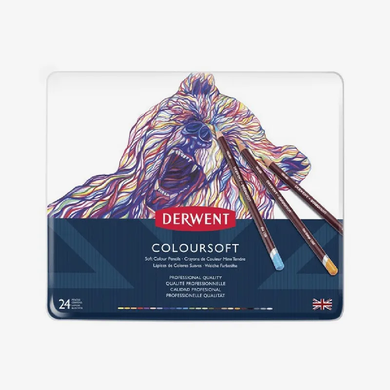 Derwent Soft Color Pencils Tin Sets