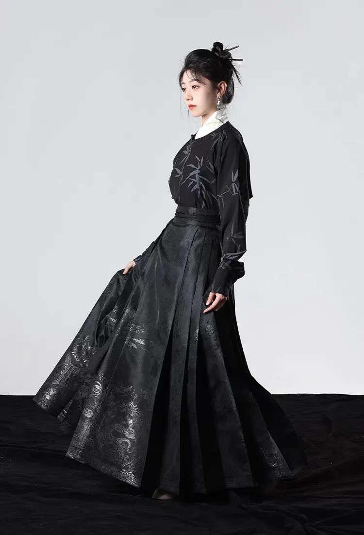 Desiree Modern Hanfu Horse Face Skirt Set