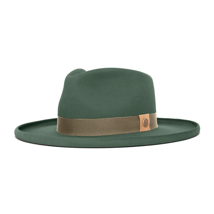 Distinctive Wide Brim Felt Fedora