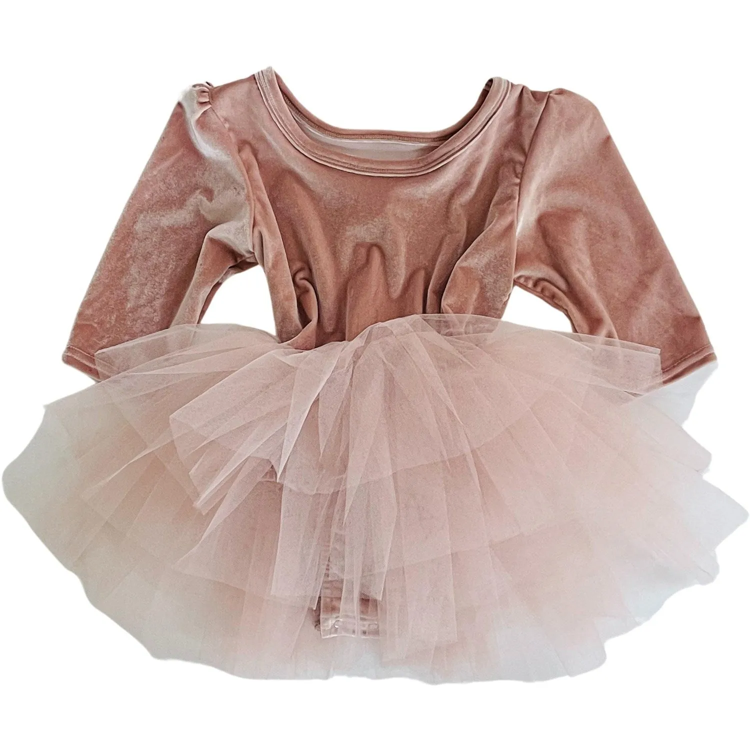 Dolly by Le Petit Tom Pink Dolly Universe Velvet Planet Tutu Dress