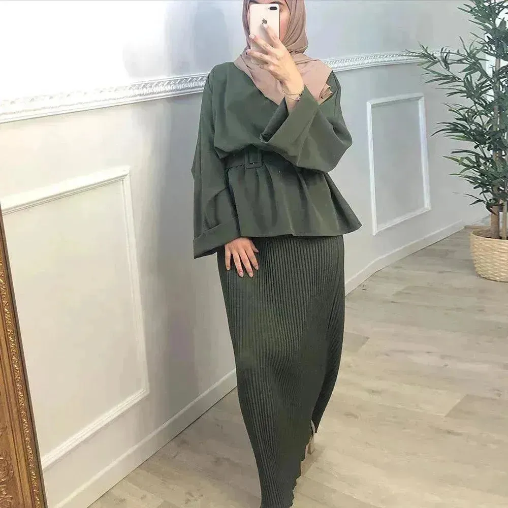 Dubai Turkey Hijab Abaya Dress.