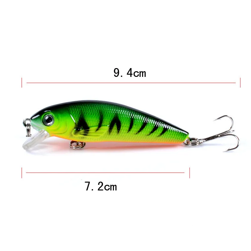 Durable 10x 7.2cm Fishing Lures, Saltwater/Freshwater