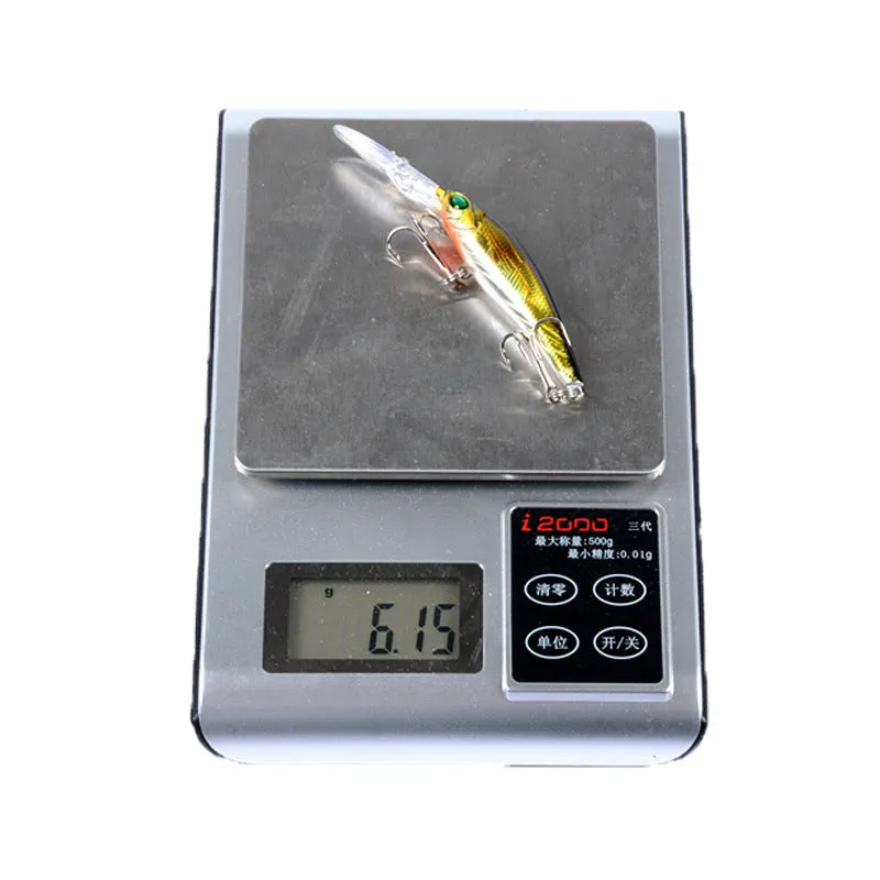 Durable 9.4cm Popper Minnow Fishing Lures Set