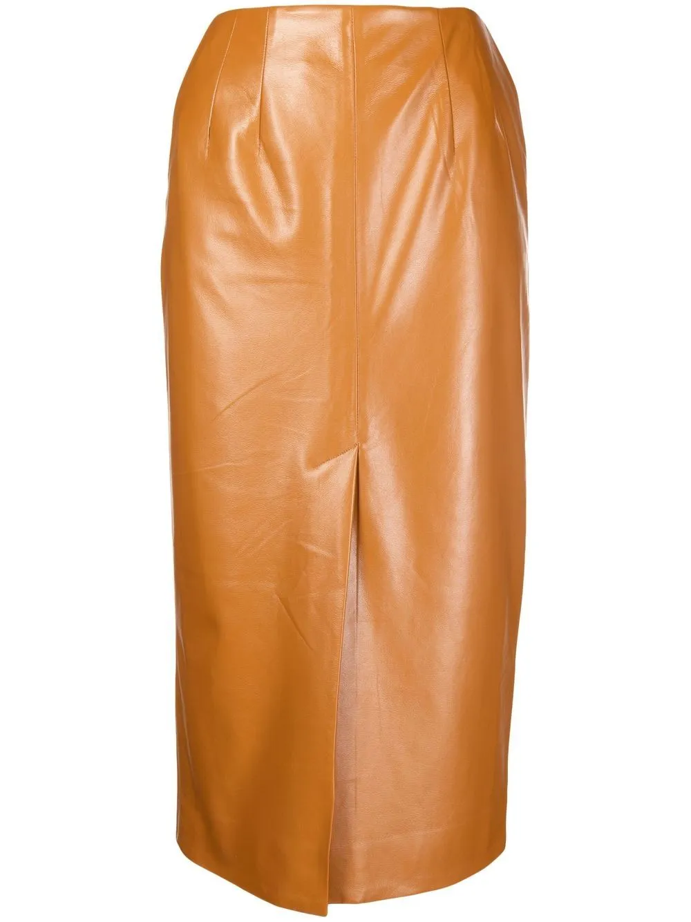 ECO LEATHER PENCIL SKIRT