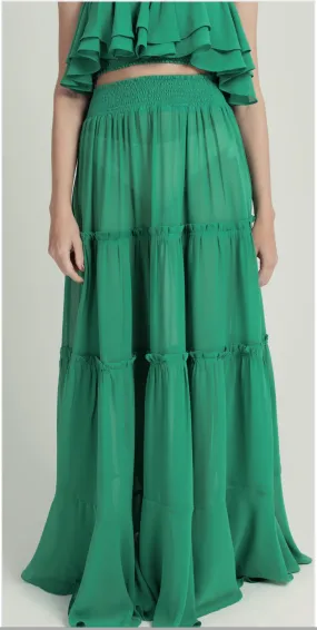 Edna Verde Skirt