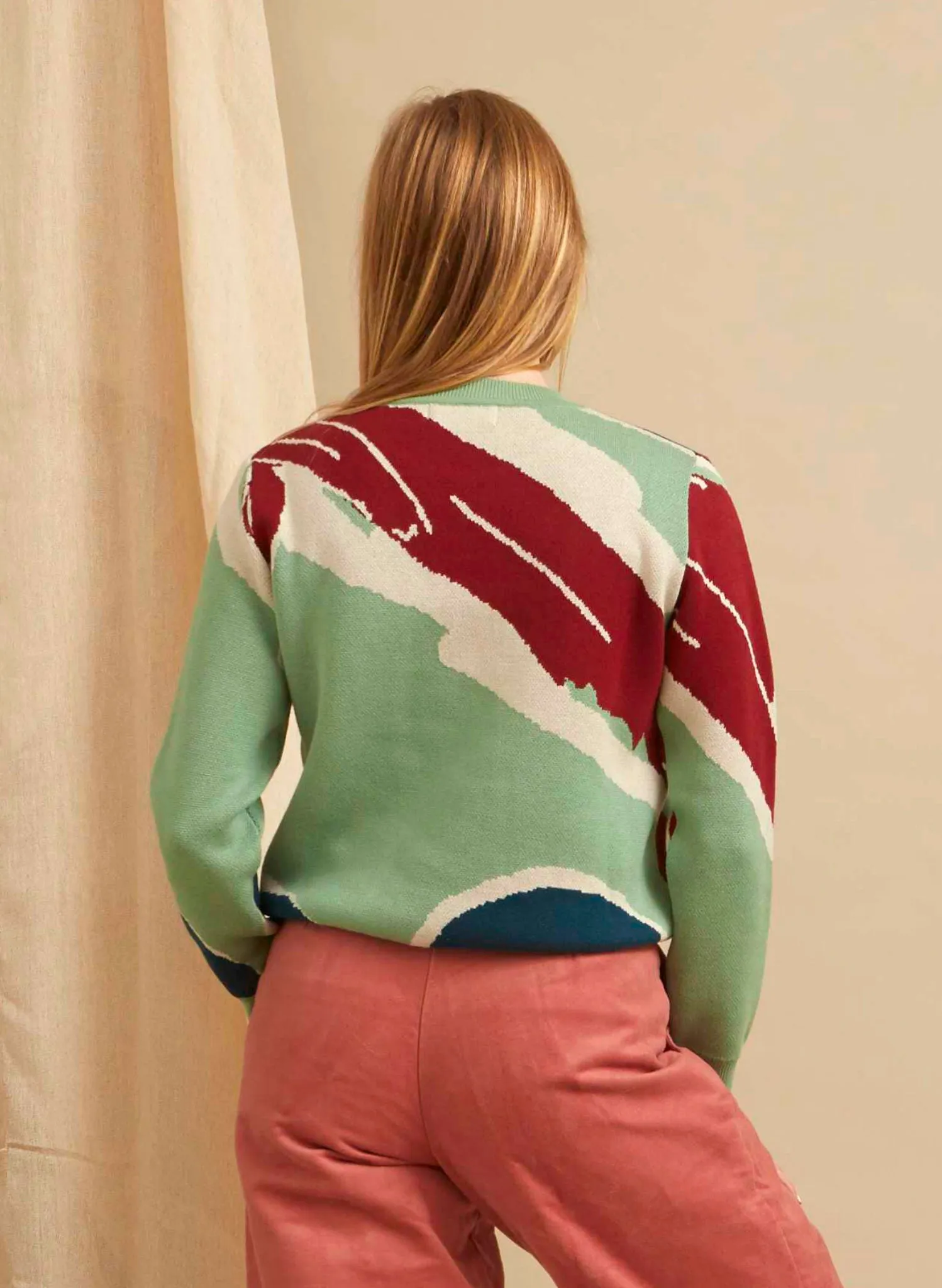 Esther - Mint Damson Jumper