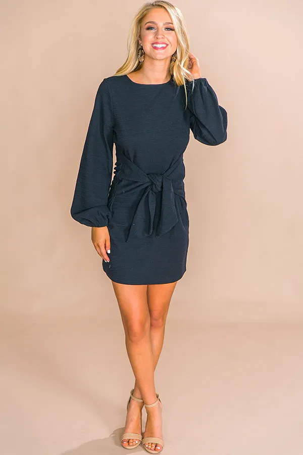 Feeling Flirty Front Tie Dress