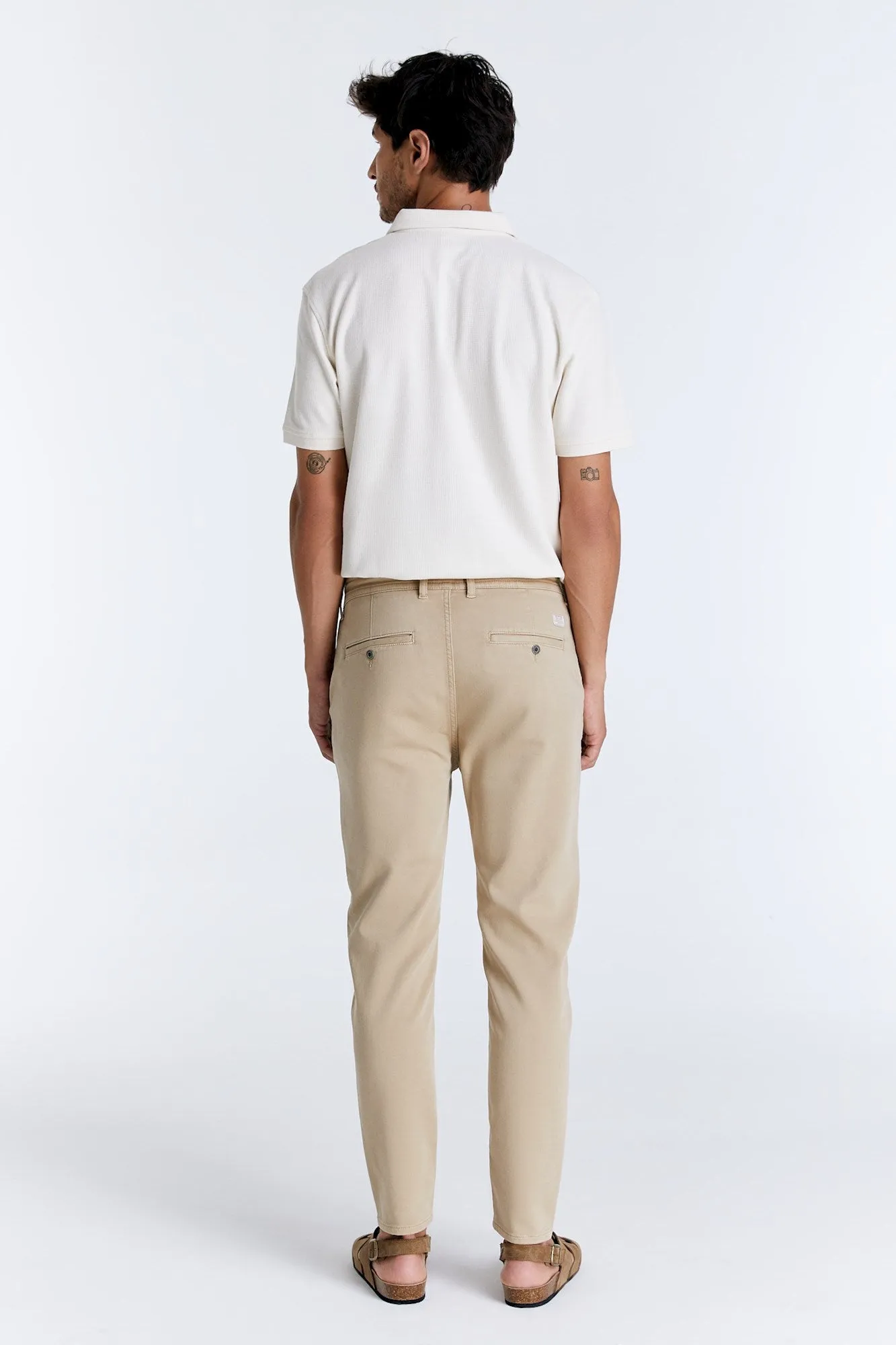 Felix Jogger Chino Pants Beige