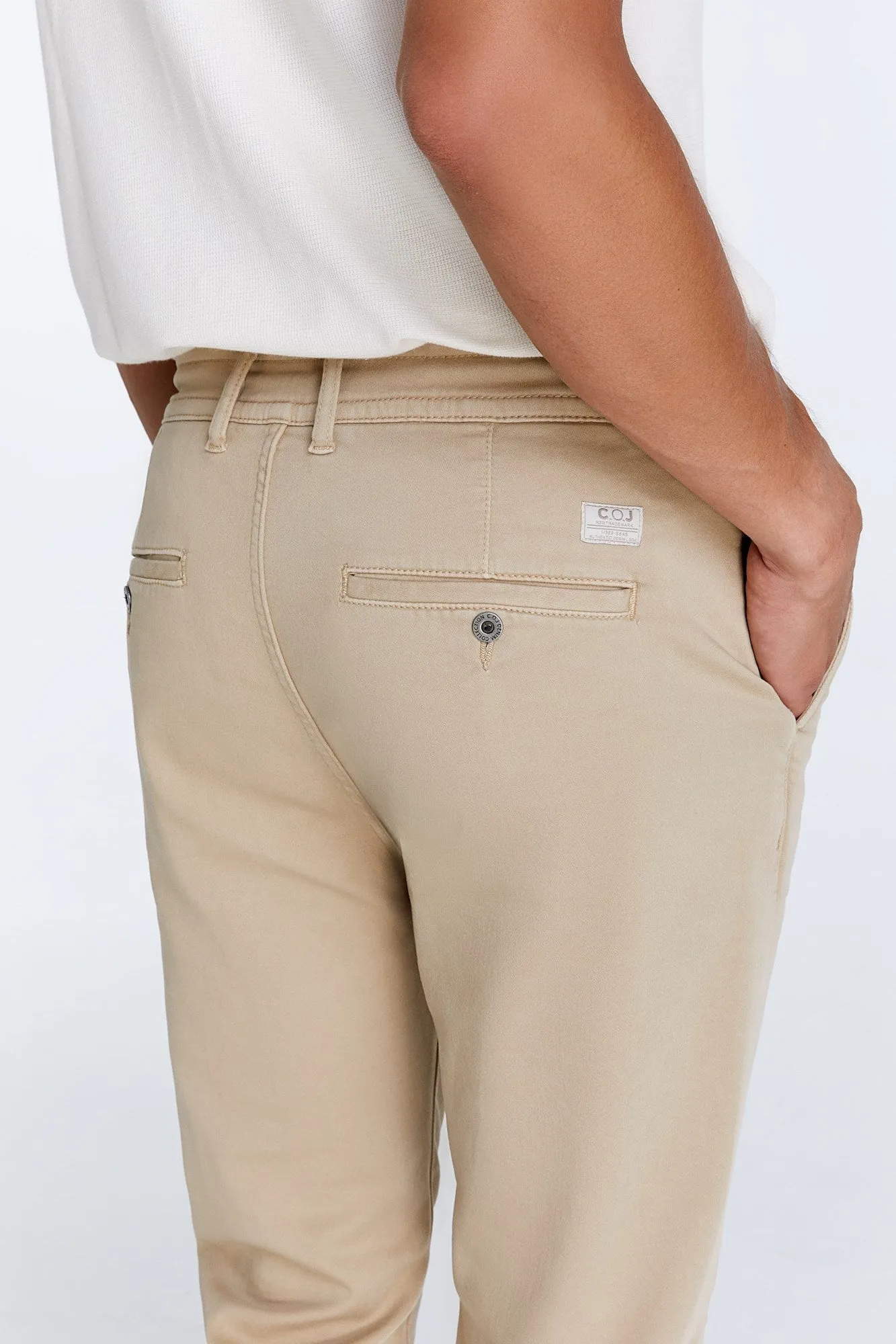 Felix Jogger Chino Pants Beige