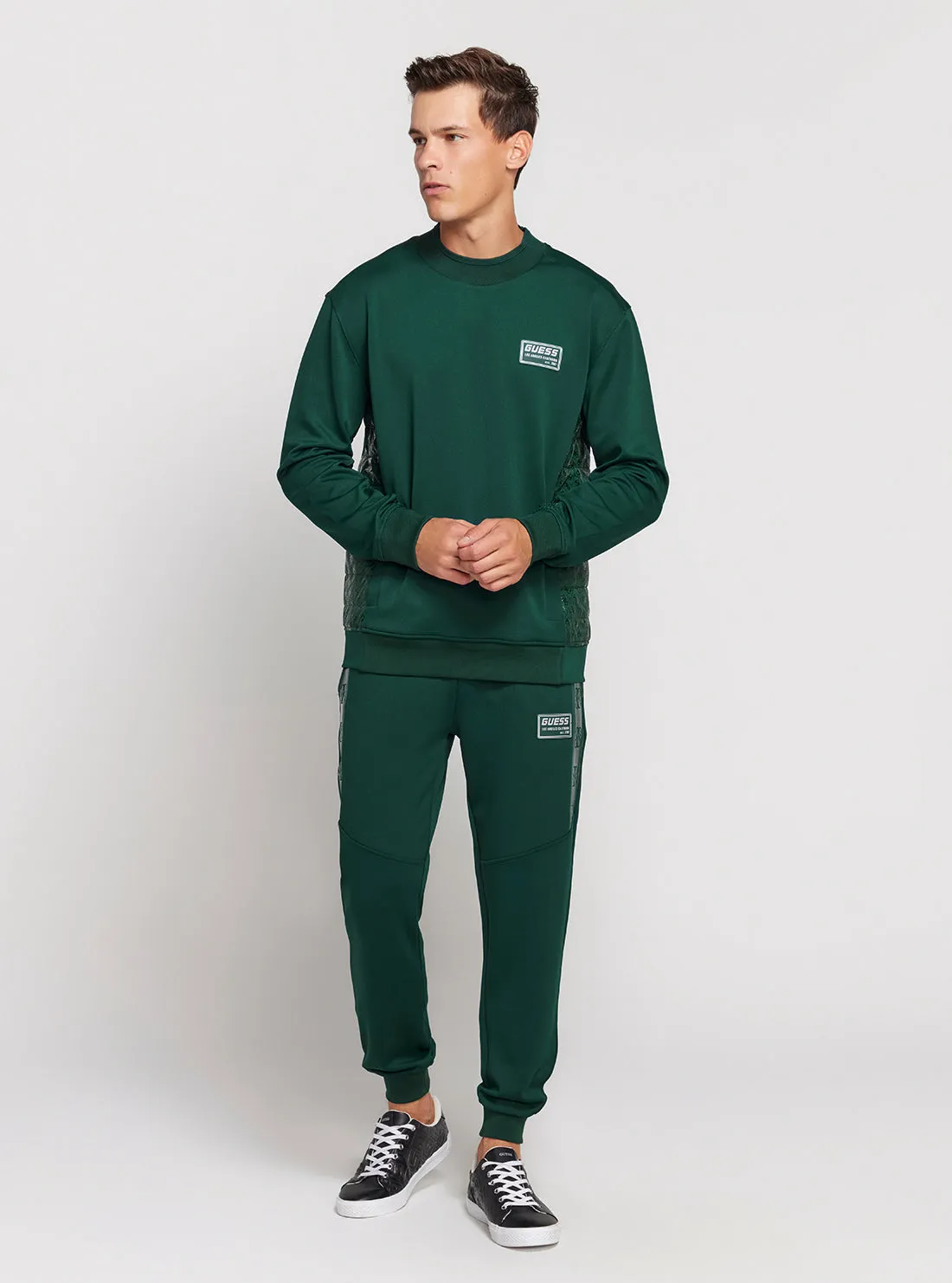 Green Gaston Crew Neck Jumper