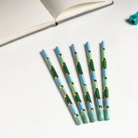 Handmade Paper Work Pencil (Set of 5)